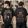 Alice Cooper Alice's Attic Tour 2026 Vintage Horror Graphic T-Shirt Alice Cooper Merch Fan Gift - Merchluma