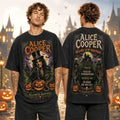 Alice Cooper Halloween Horror Graphic T-Shirt Welcome To My Nightmare Tee Alice Cooper Merch - Merchluma