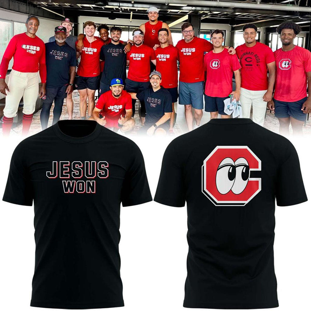 Chattanooga Lookouts 2026 Jesus Won T-Shirt Christian Shirt Chattanooga Lookouts Merch Gifts - Merchluma