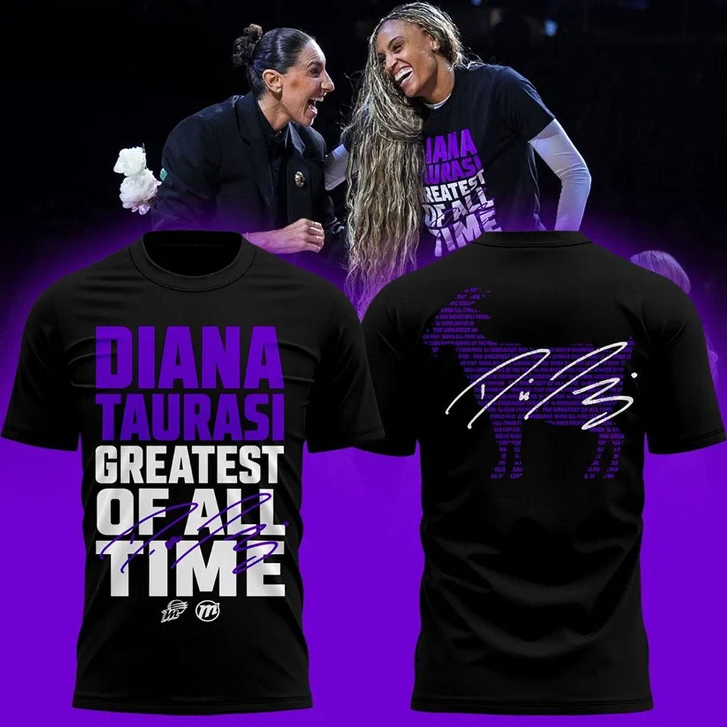 Diana Taurasi Greatest Of All Time Goat Silhouette T-Shirt WNBA Legend Tee Diana Taurasi Merch - Merchluma