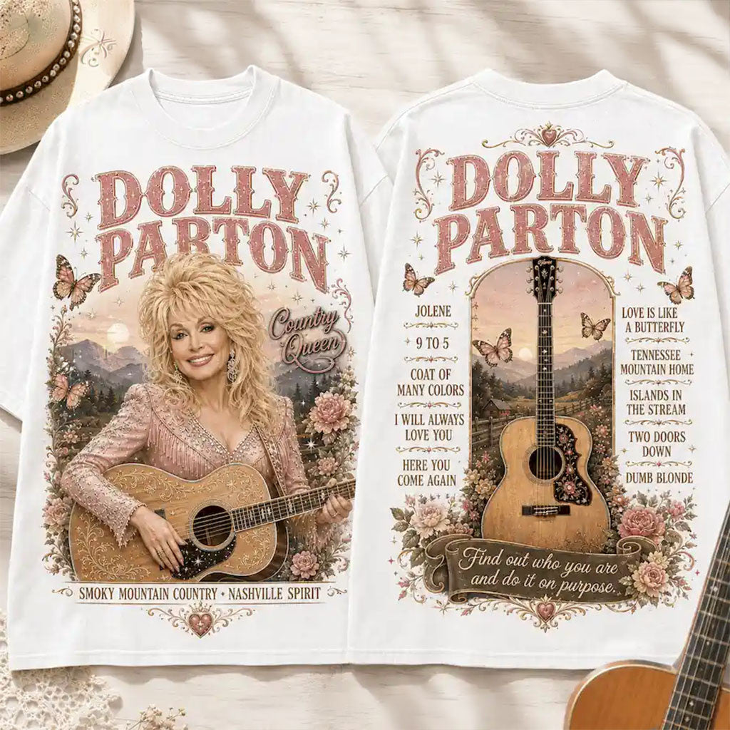 Dolly Parton Country Queen T-Shirt Smoky Mountain Vintage Shirt Dolly Parton Merch Fan Gifts - Merchluma