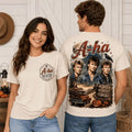 Chase The Night With A-ha Western Vintage T-Shirt 2026 A-ha Merch Gift For Pop Band Fans - Merchluma