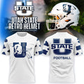 Utah State Aggies Football 1992 1995 Vintage Logo T-Shirt Aggies Merch Gift For Football Fans - Merchluma