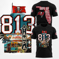 Tampa Bay Buccaneers X 813 Day Shirt 2026 Buccaneers Merch Birthday Ideas For Him - Merchluma