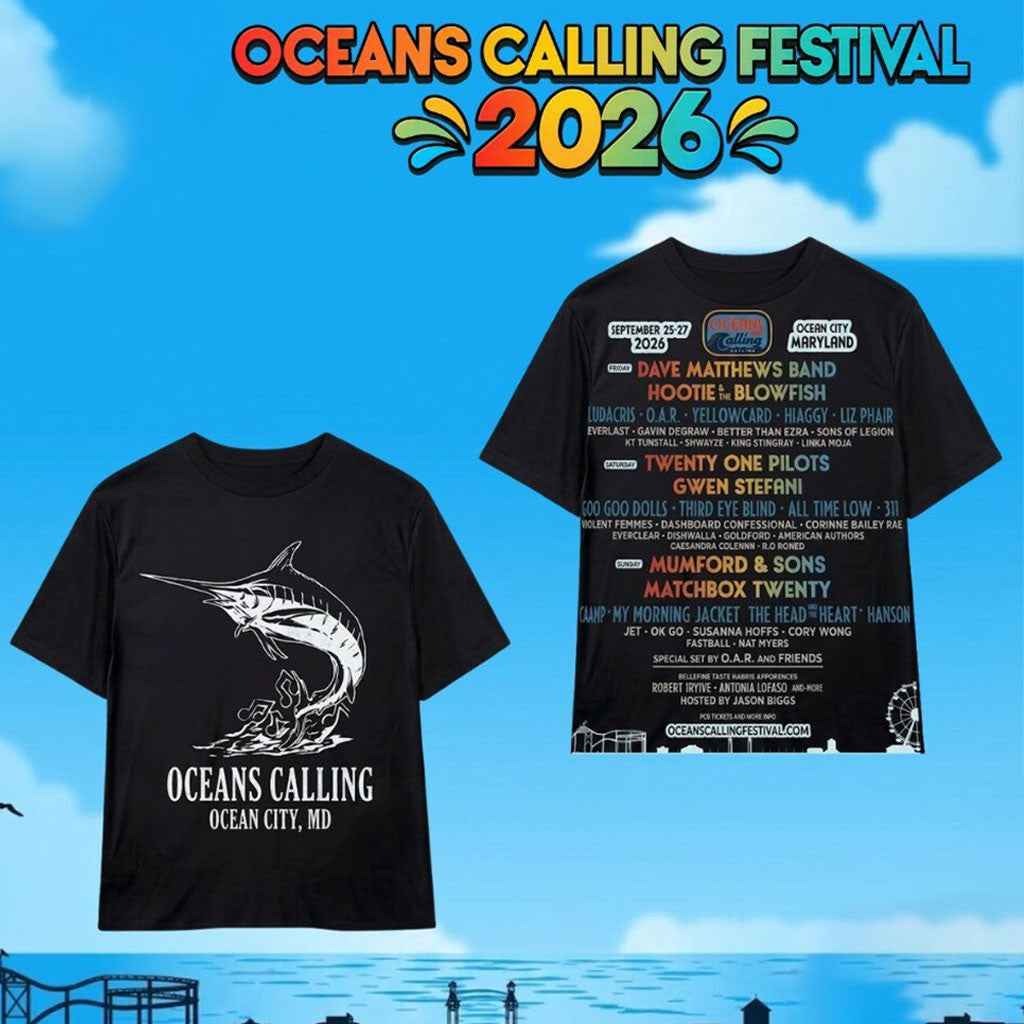 Marlin Collection Oceans Calling Festival 2026 T Shirt Music Concert Outfits Gift For Fans - Merchluma