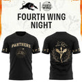 Penrith Panthers Fourth Wing Night 2026 Black Edition T-Shirt Penrith Panthers Merch - Merchluma