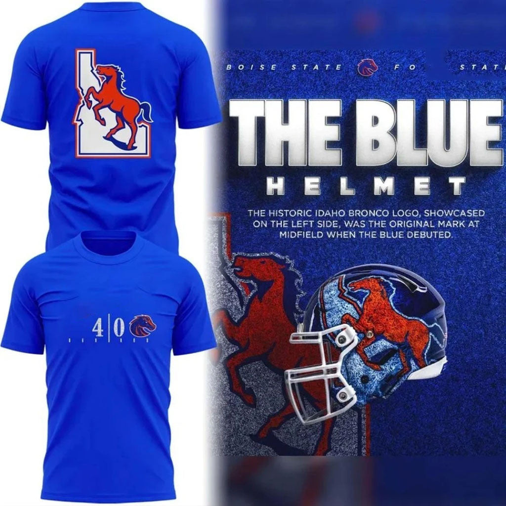 Boise State Broncos 2026 The Blue 40th Anniversary T-Shirt Broncos Merch Gift For Fans - Merchluma