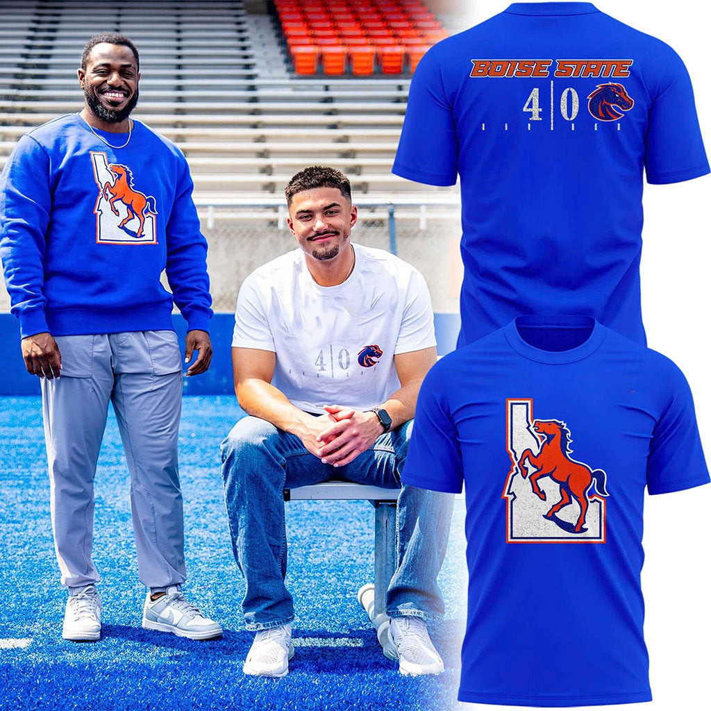 Boise State Football 40th Anniversary T-Shirt 2026 Boise State Broncos Merch Game Day Gifts - Merchluma