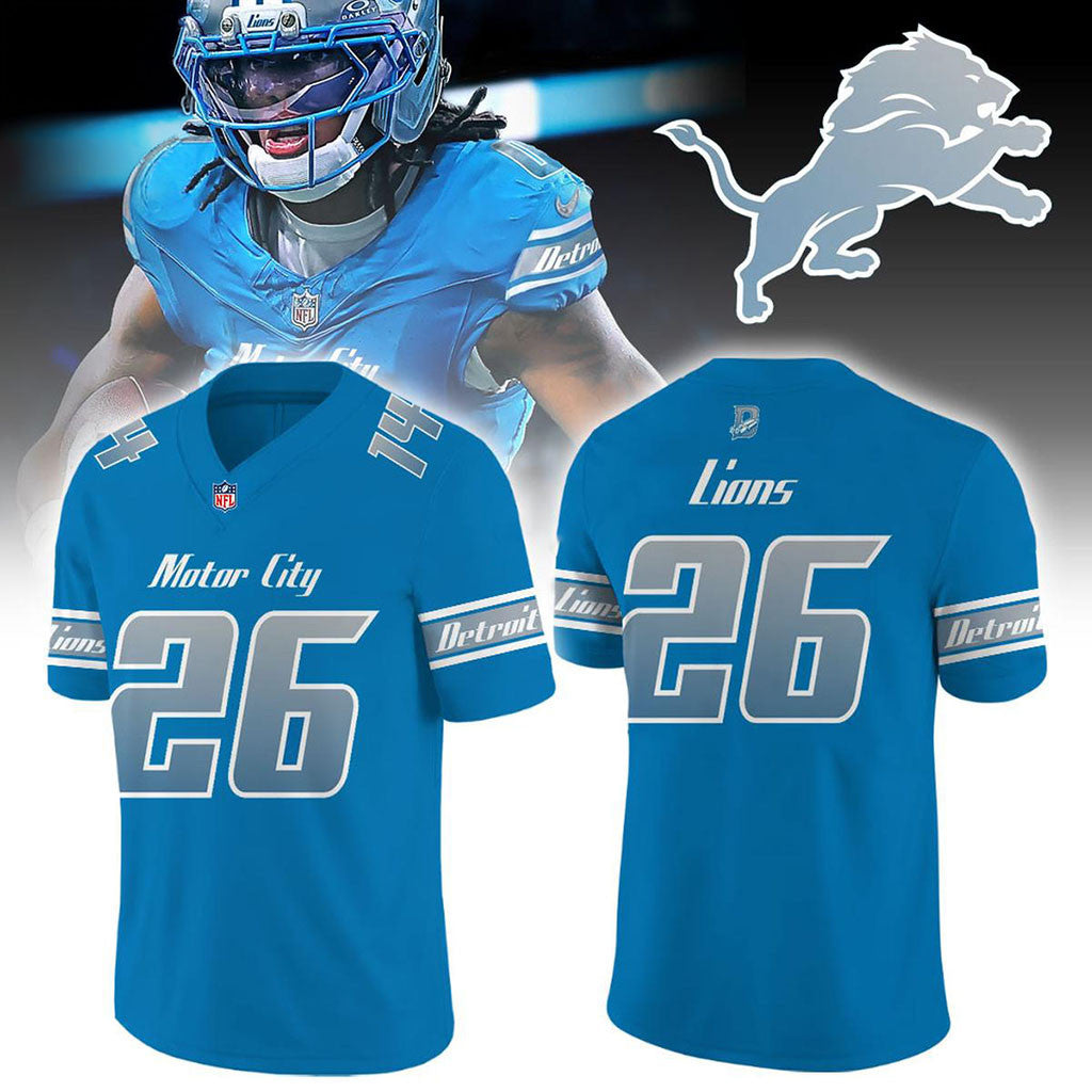 Detroit Lions 2026 Rivalries Full Throttle Jersey Detroit Lions Merch Football Lover Gifts - Merchluma