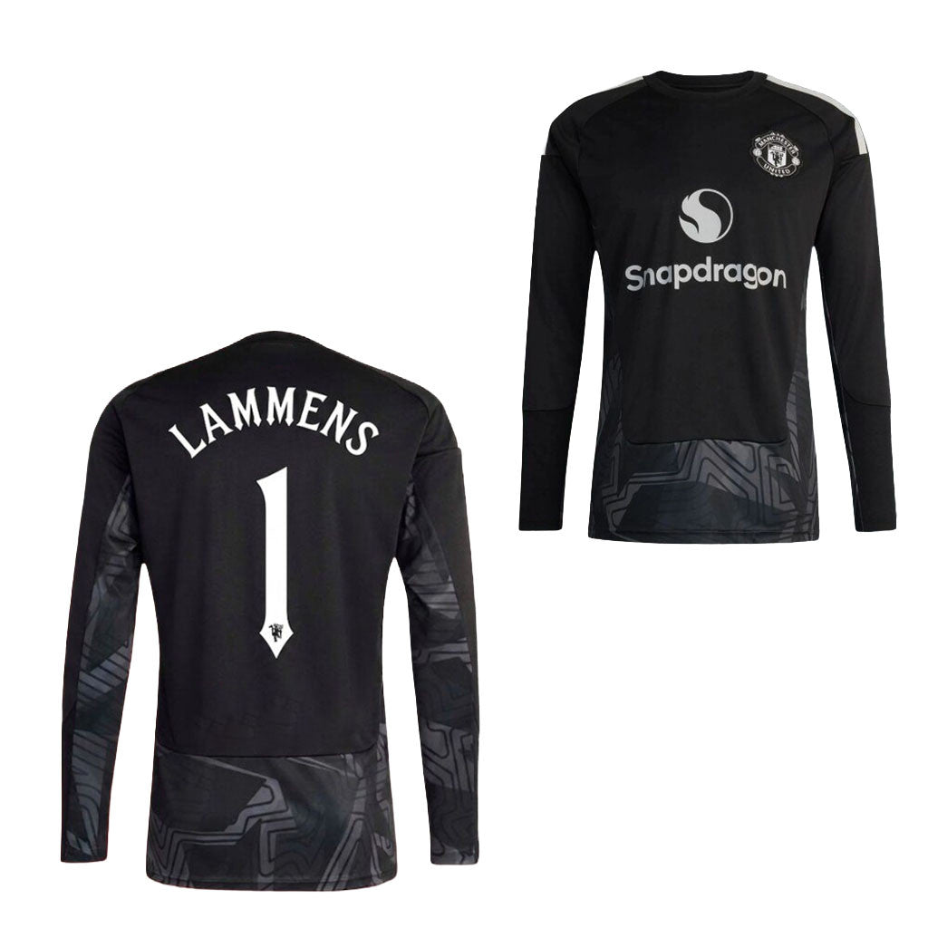 Lammens Jersey Shirt #1 Snapdragon Manchester United 26 27 Goalkeeper Jersey Shirt MUFC Merch - Merchluma