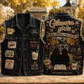 Gilmore Girls Where You Lead I Will Follow Denim Vest Gilmore Girls Merch Autumn Gift Ideas - Merchluma