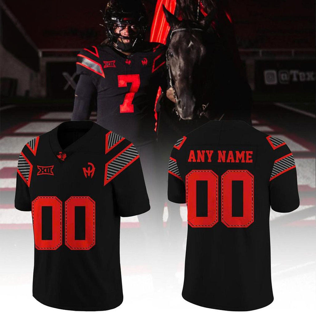 Personalized Texas Tech Red Raiders 2026 Let's Ride Football Jersey Red Raiders Merch Fan Gifts - Merchluma