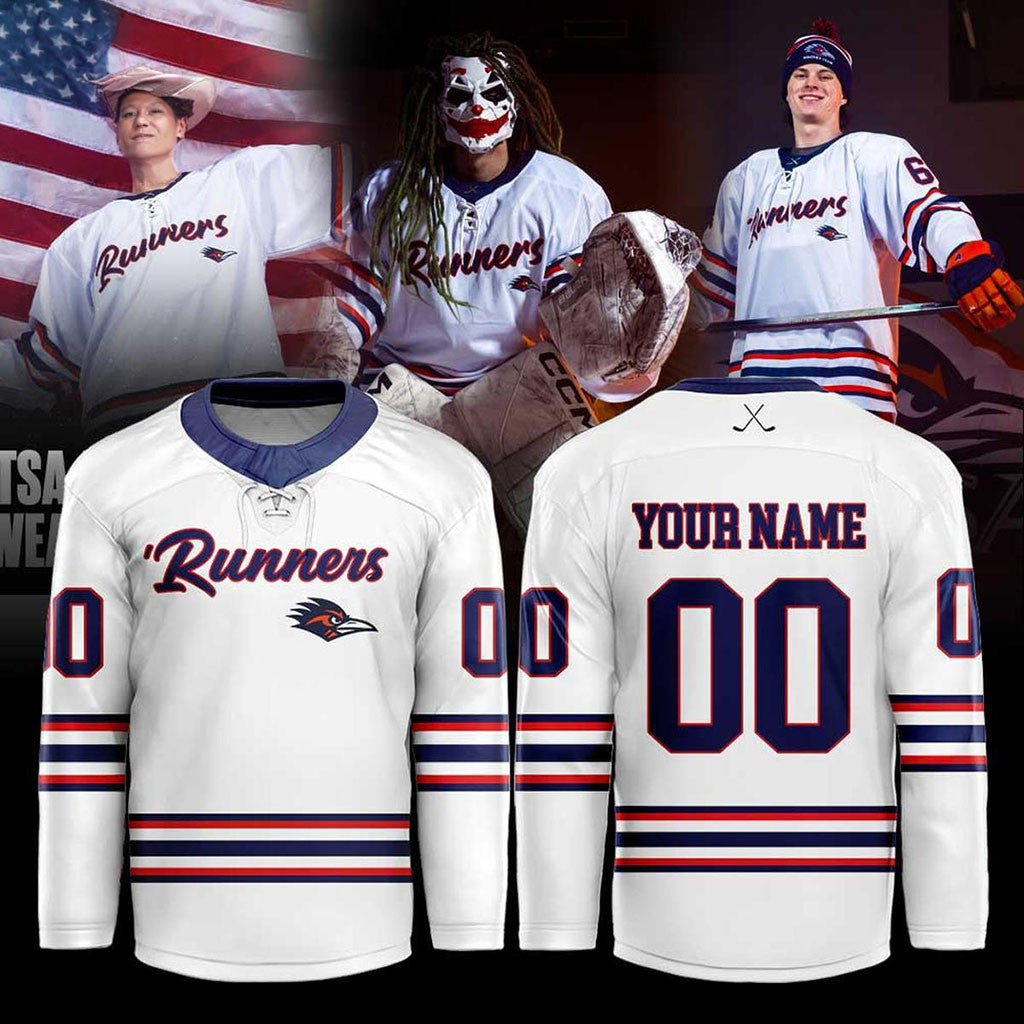 Personalized UTSA Roadrunners New Look 26-27 Hockey Jersey UTSA Roadrunners Merch Fan Gifts - Merchluma