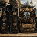 The Goonies Merch The Greatest Treasure Isn't Gold It's Friendship Denim Vest Brothers Gifts - Merchluma