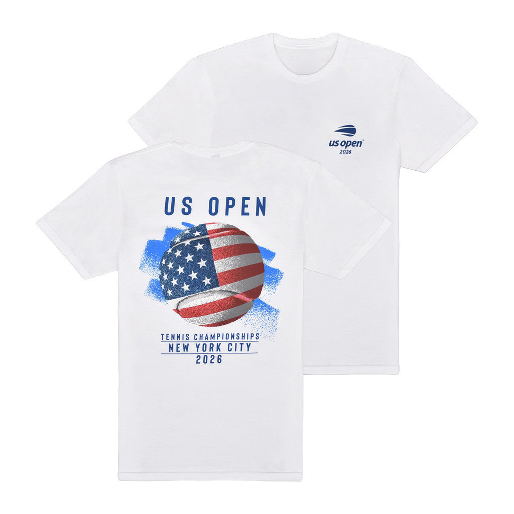 US Open Merch 2026 Flag Ball NYC T-Shirt US Open Tennis Championships Apparel Gift For Husband - Merchluma