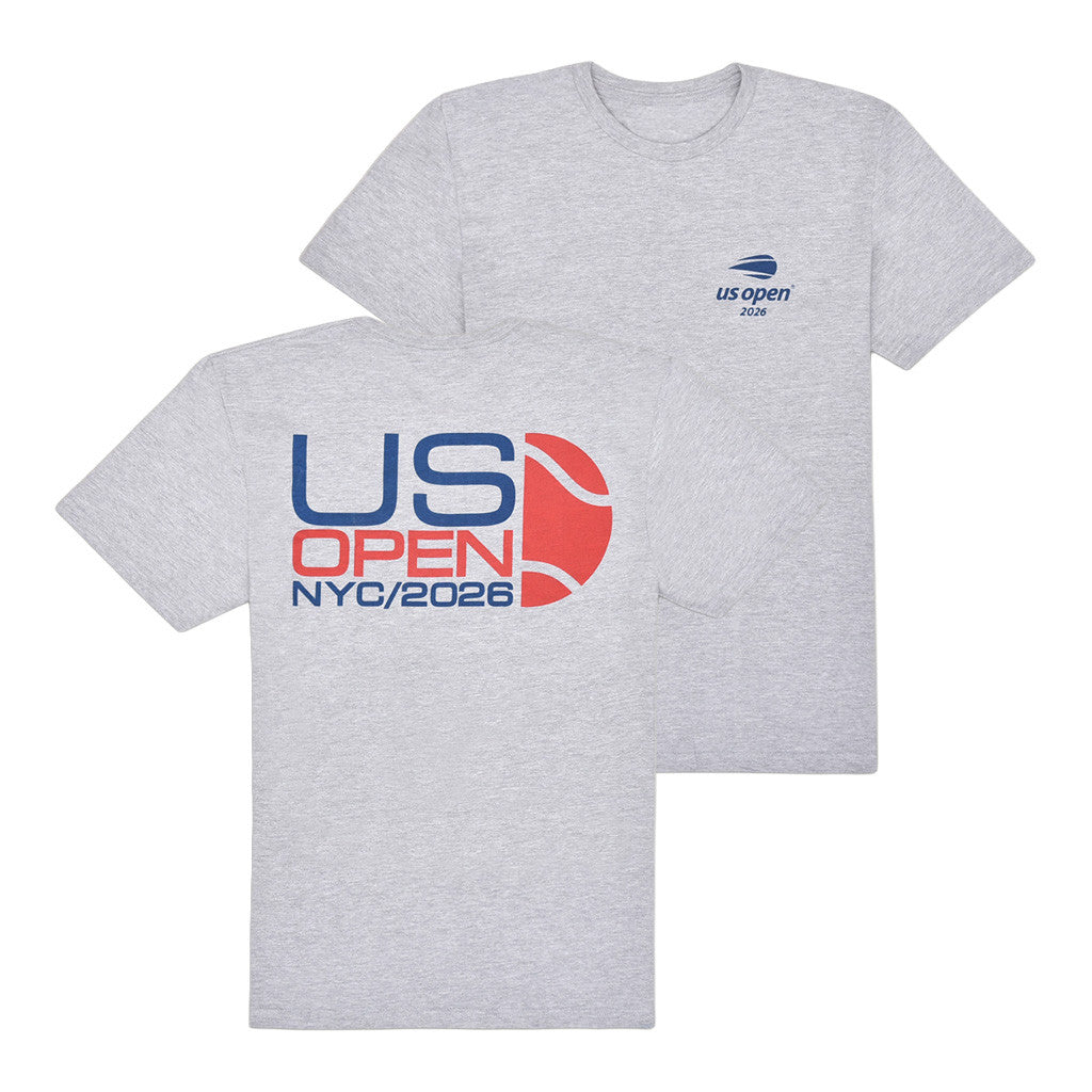 US Open Merch 2026 Type Ball Split T-Shirt US Open NYC Shirt Gift For Tennis Lovers - Merchluma