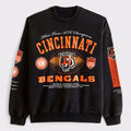 Cincinnati Bengals Three Time Champion Sweatshirt Bengals Merch Best Gifts For Football Fans - Merchluma