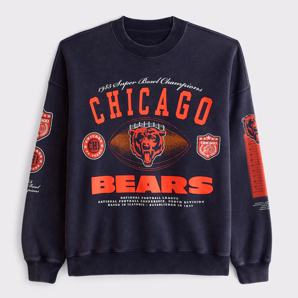 1985 Super Bowl Champions Chicago Bears Sweatshirt Chicago Football Merch Gifts For Fans - Merchluma