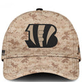 Cincinnati Bengals Veterans Day 2026 Camo Hat Cincinnati Bengals Merch Gift For Football Fans - Merchluma