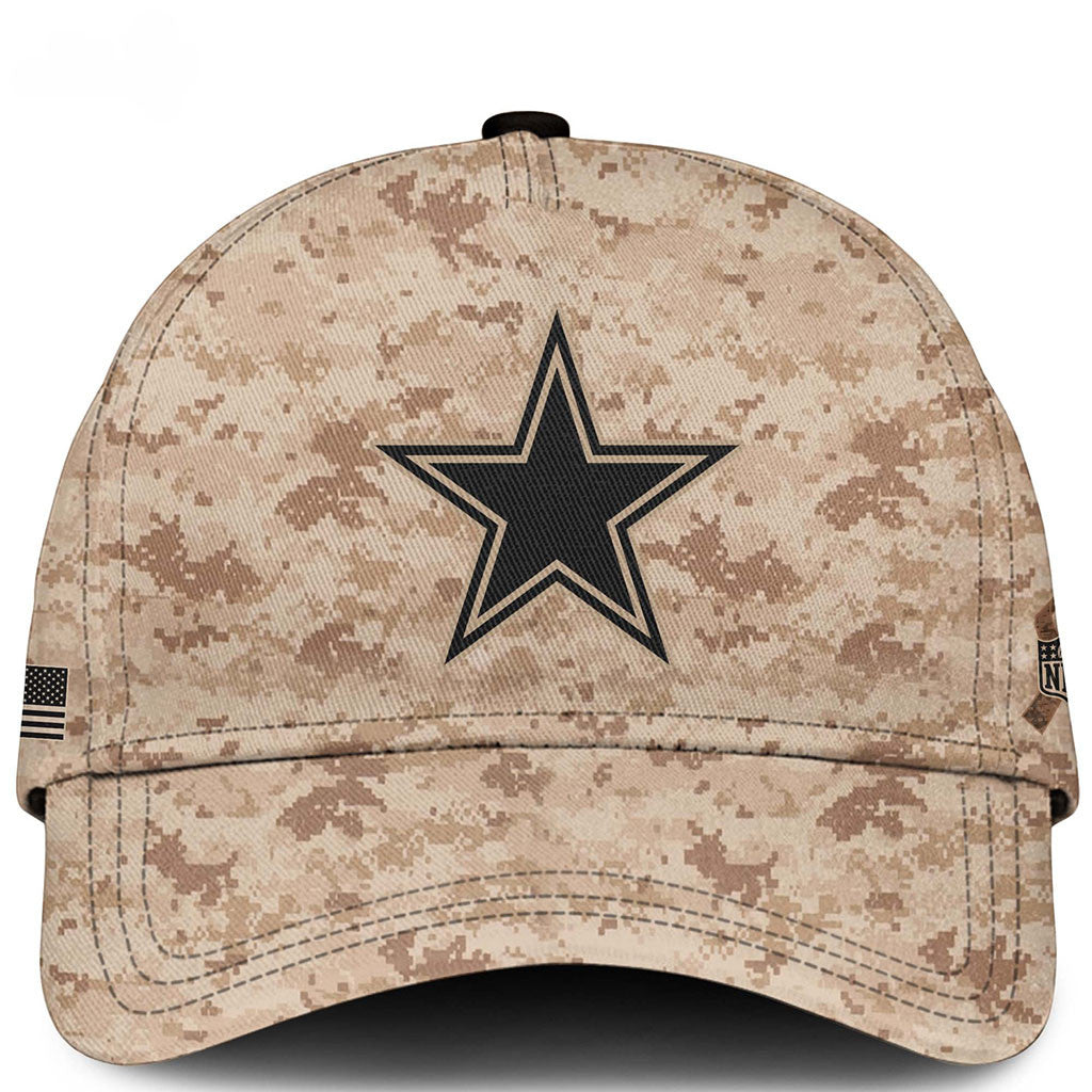 Dallas Cowboys Veterans Day 2026 Camo Hat Dallas Cowboys Merch Gift Ideas For Veteran Dad - Merchluma