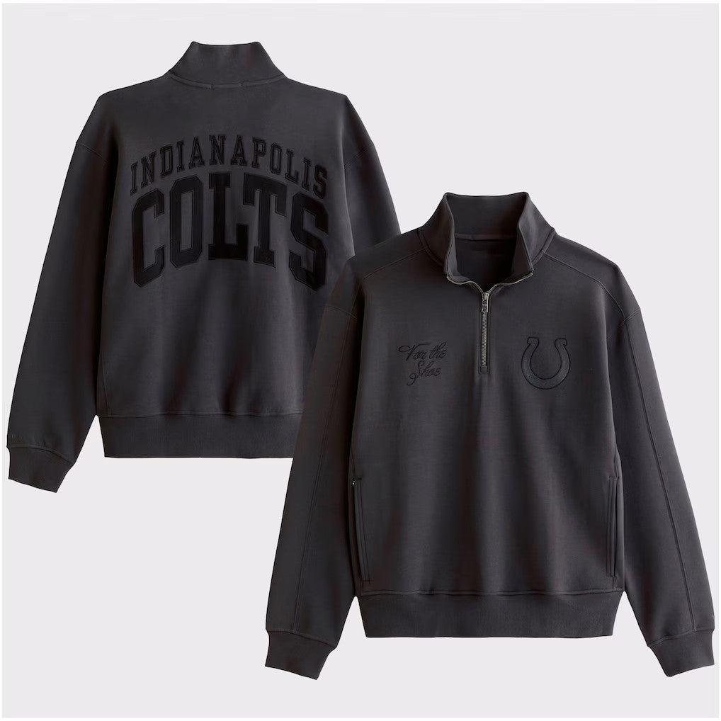 Indianapolis Colts For the Shoe Half-Zip Sweatshirt Colts Merch Best Gifts For Football Fans - Merchluma