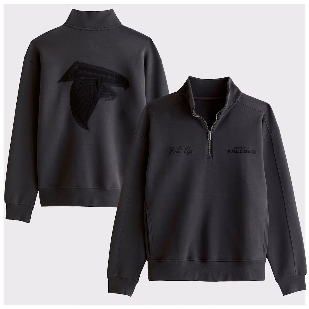 Atlanta Falcons Rise Up Half-Zip Sweatshirt Falcons Merch Best Gifts For Football Fans - Merchluma