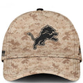 Detroit Lions Veterans Day 2026 Camo Hat Detroit Lions Merch Football Gifts For Men - Merchluma