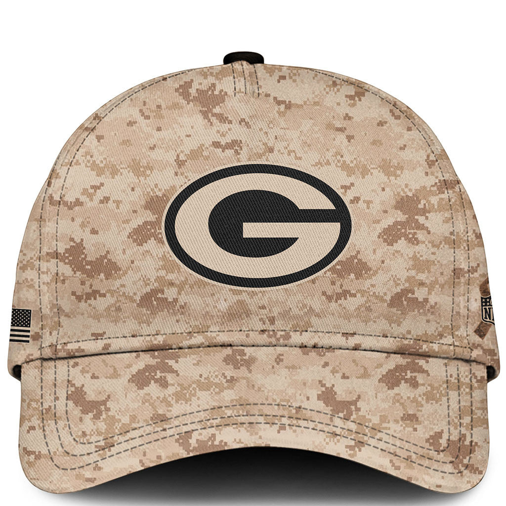 Green Bay Packers Veterans Day 2026 Camo Hat Packers Merch Best Gifts For Football Fans - Merchluma