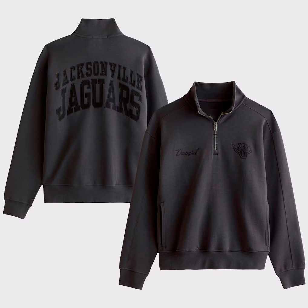 Jacksonville Jaguars Dawgville Half-Zip Sweatshirt Jaguars Merch Football Fan Gift Ideas - Merchluma