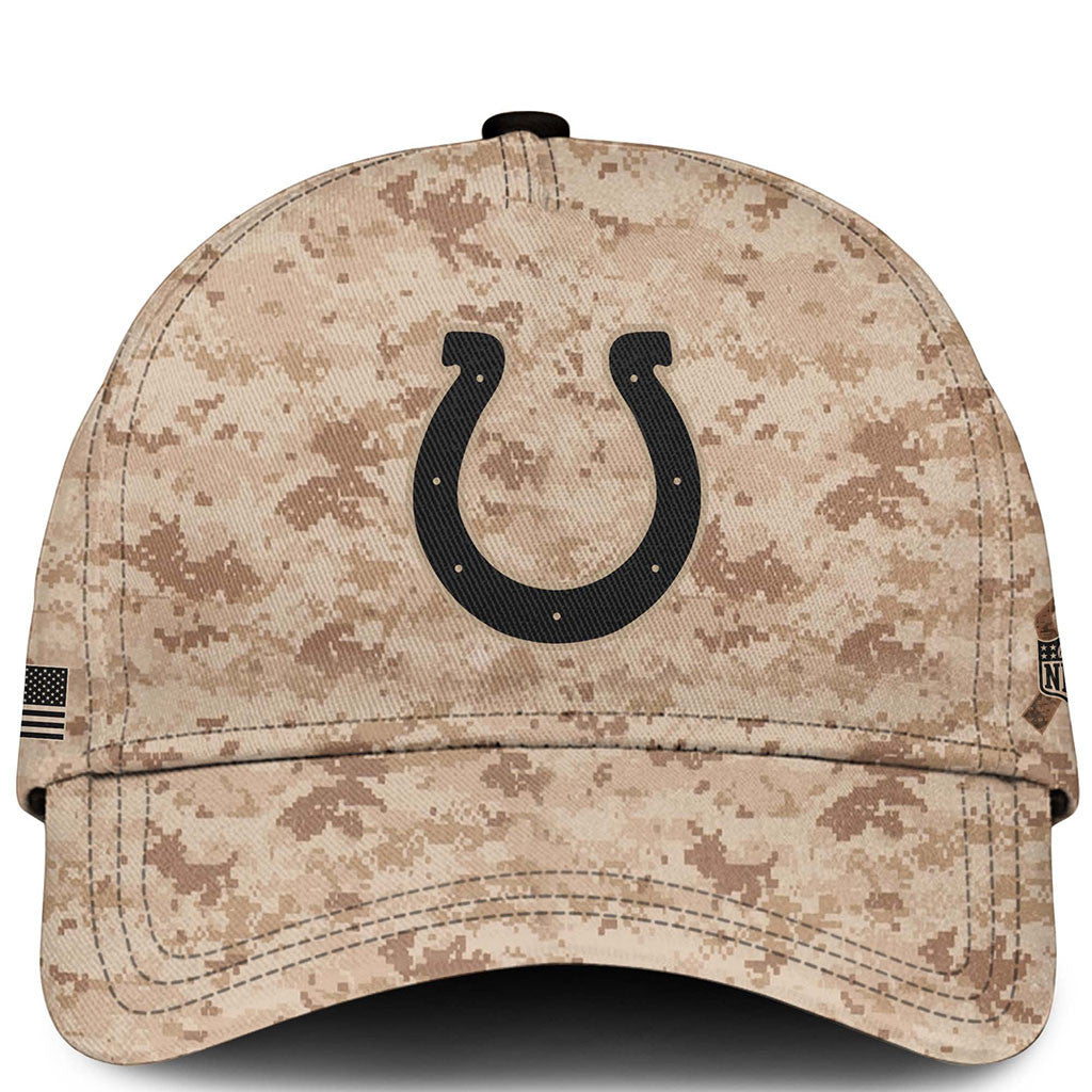 Indianapolis Colts Veterans Day 2026 Camo Hat Indianapolis Colts Merch Cool Gifts For Veteran - Merchluma