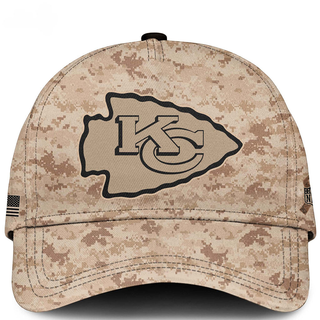 Kansas City Chiefs Veterans Day 2026 Camo Hat KC Chiefs Merch Gift Ideas For Football Fans - Merchluma