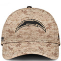 Los Angeles Chargers Veterans Day 2026 Camo Hat LA Chargers Merch Best Gifts For Veterans - Merchluma