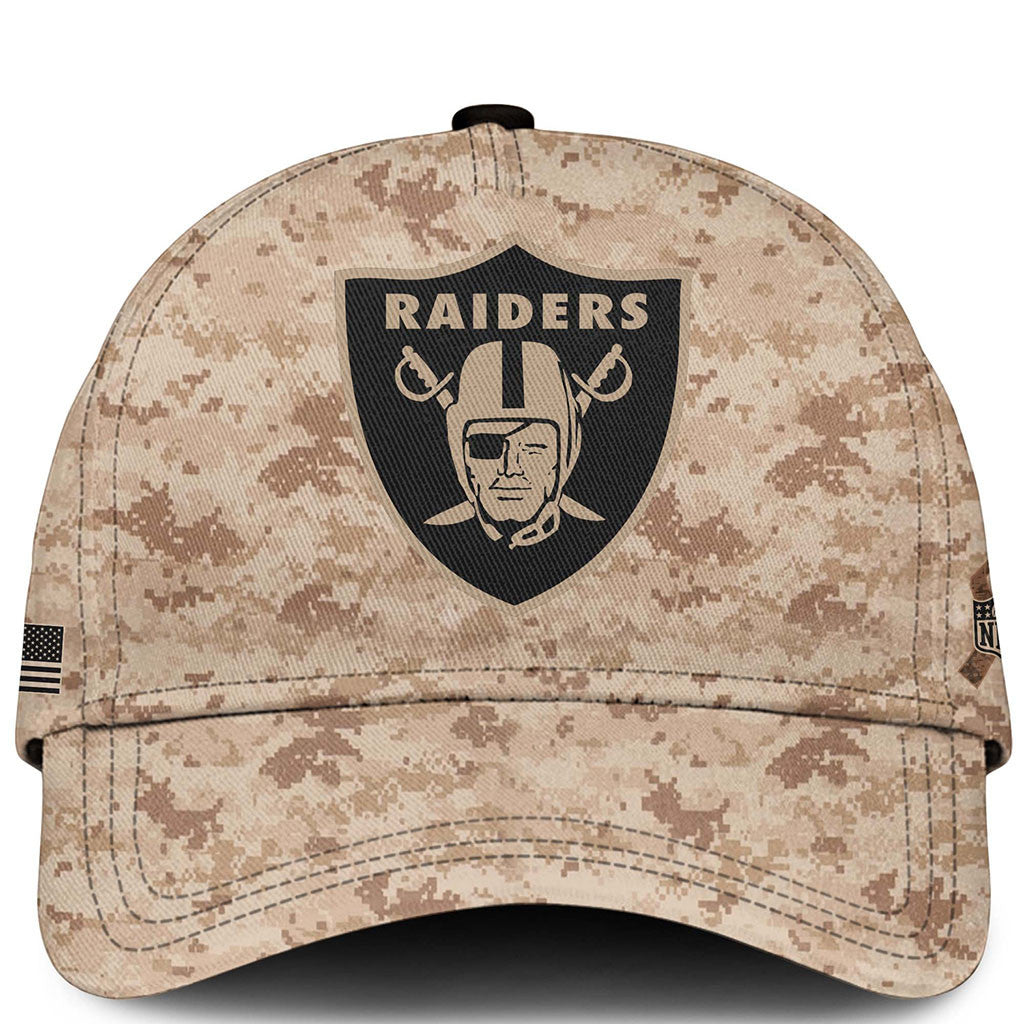 LV Raiders Veterans Day 2026 Camo Hat Raiders Merch Unique Gifts For Veterans - Merchluma