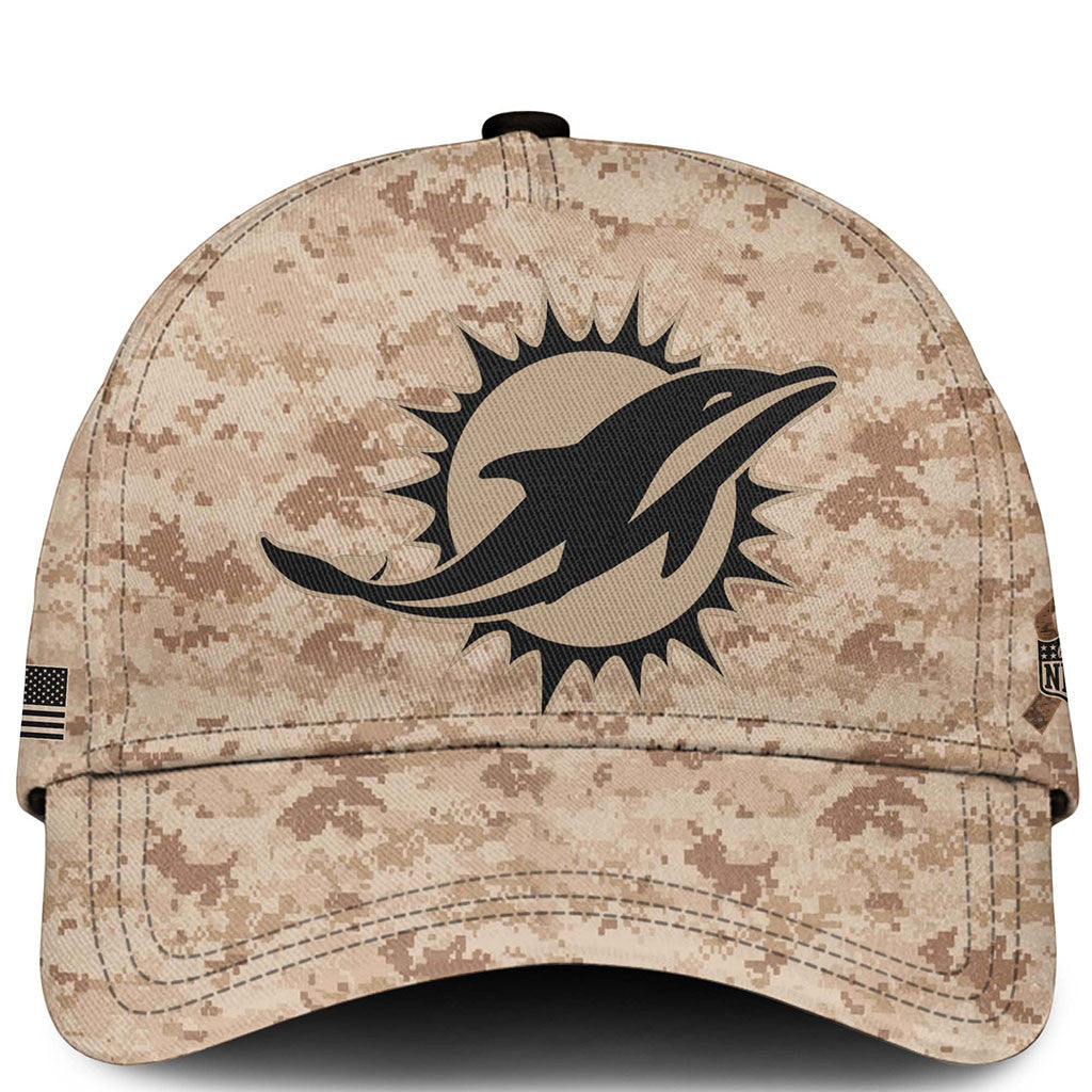 Miami Dolphins Veterans Day 2026 Hat Miami Dolphins Merch Football Related Gifts - Merchluma