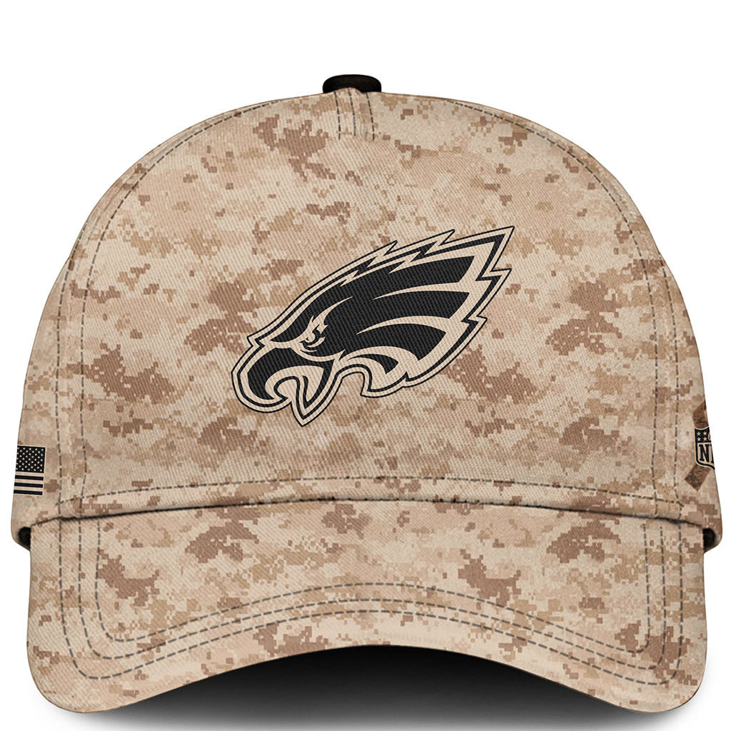 Philadelphia Eagles Veterans Day 2026 Camo Hat Philadelphia Eagles Merch Present For Veteran - Merchluma