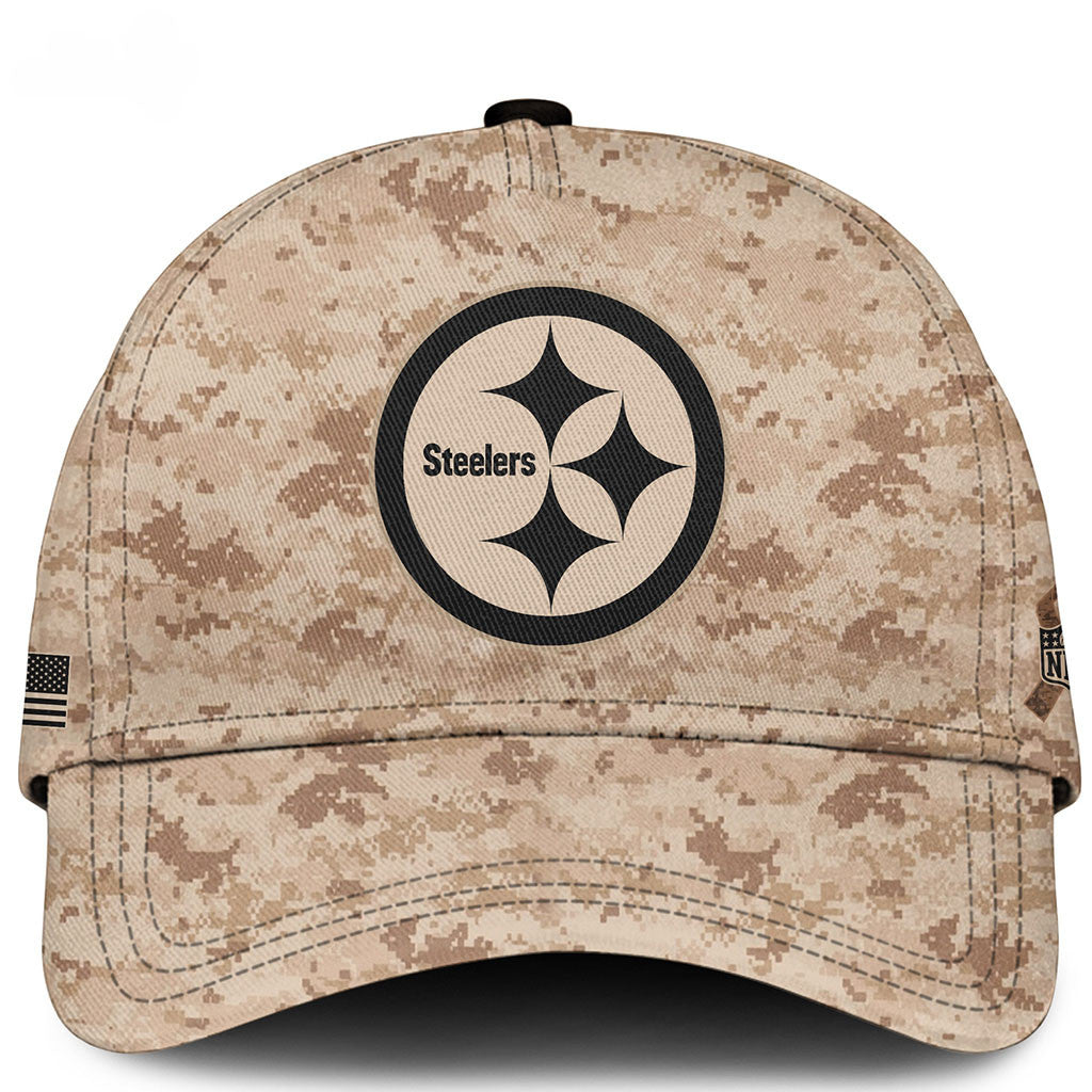 Pittsburgh Steelers Veterans Day 2026 Camo Hat Pittsburgh Steelers Merch Football Lover Gifts - Merchluma