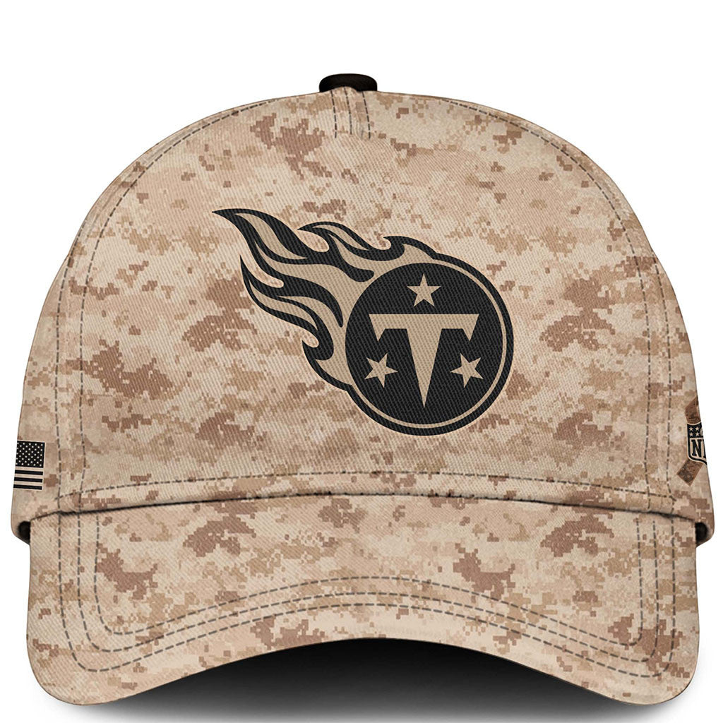 Tennessee Titans Veterans Day 2026 Camo Hat Tennessee Titans Merch Gift For Football Fans - Merchluma