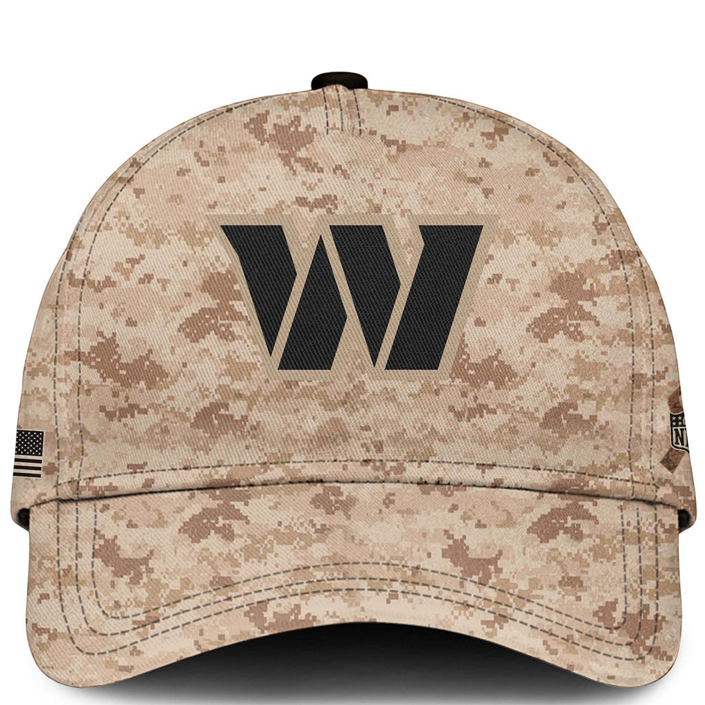 Washington Commanders Veterans Day 2026 Camo Hat Commanders Merch Football Related Gifts - Merchluma