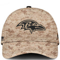 Baltimore Ravens Veterans Day 2026 Camo Hat Baltimore Ravens Merch Present For Veteran Dad - Merchluma