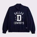 Dallas Cowboys Football Navy Sweatshirt Cowboys Merch I Heart Dallas Game Day Clothing Gifts - Merchluma