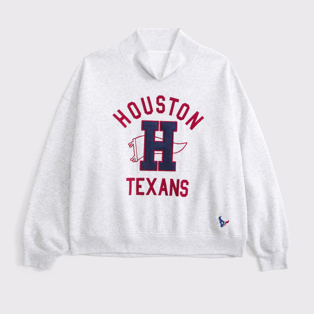 Houston Texans Football Sweatshirt I Heart Houston Game Day Apparel Texans Merchandise Gifts - Merchluma
