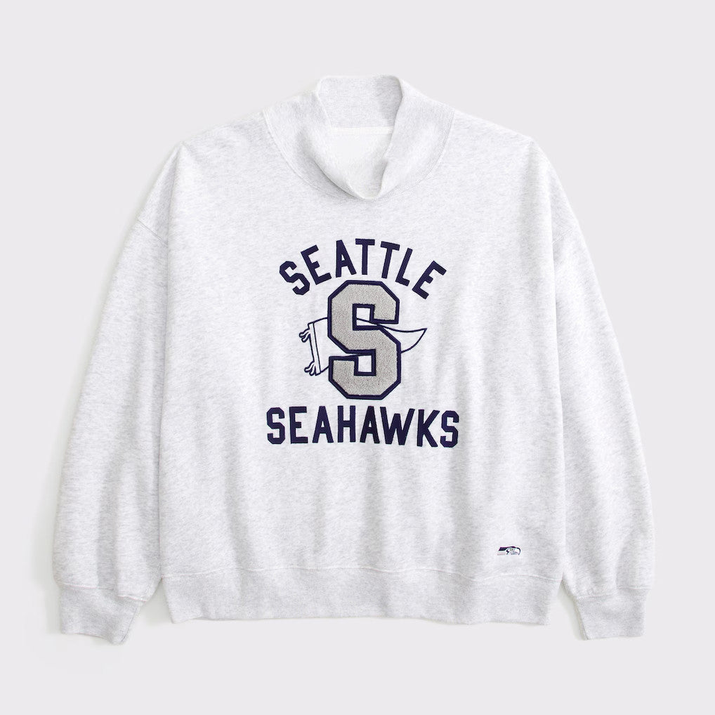 Seattle Seahawks Football 1976 Grey Sweatshirt Seahawks Merch Game Day Gifts For Fans - Merchluma