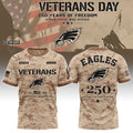 Personalized Philadelphia Eagles Veterans Day 2026 T-Shirt Eagles Merch Gift For Football Lover - Merchluma