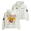 Washington Commanders Football Zip Hoodie Hail To The Commanders Merch Game Day Gear - Merchluma