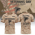 Personalized Atlanta Falcons Veterans Day 2026 Shirt Atlanta Falcons Merch Best Patriotic Gift - Merchluma