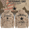Personalized Dallas Cowboys Veterans Day 2026 Hoodie Dallas Cowboys Merch Football Fan Gifts - Merchluma