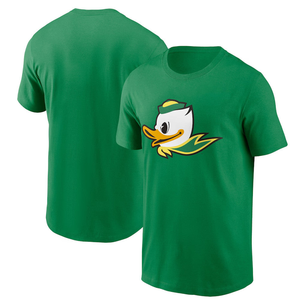 Oregon Ducks Merch 2026 Oregon Ducks Primetime Alternate Logo T-Shirt Green Gifts For Him - Merchluma