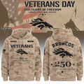 Personalized Denver Broncos Veterans Day 2026 Hoodie Denver Broncos Merch Gift For Veteran - Merchluma