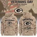 Personalized Green Bay Packers Veterans Day 2026 Hoodie Packers Merch Gift For Football Fans - Merchluma