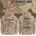 Personalized Kansas City Chiefs Veterans Day 2026 Hoodie KC Chiefs Merch Gifts For Football Fan - Merchluma